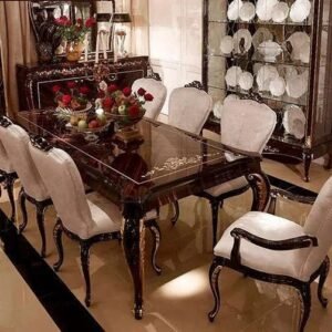 "Modern dining set in Lahore"
