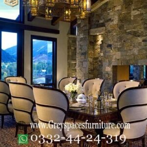 "Elegant dining furniture"
