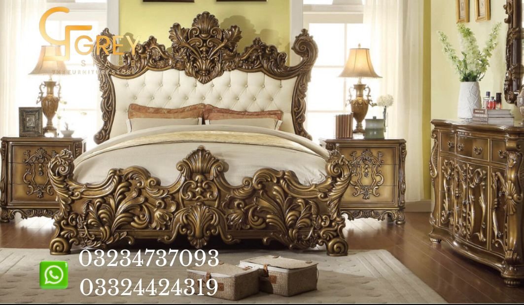 ''Bed set in Lahore''