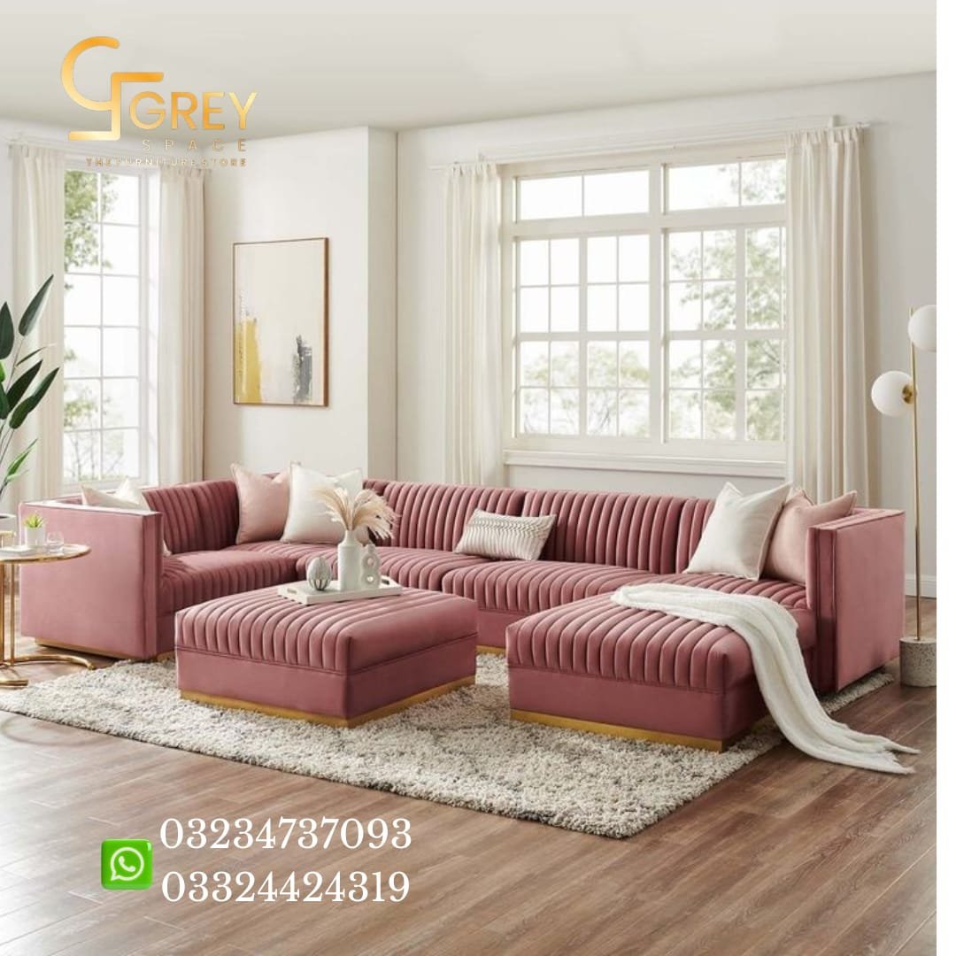 ''Stylish L shape sofa''
