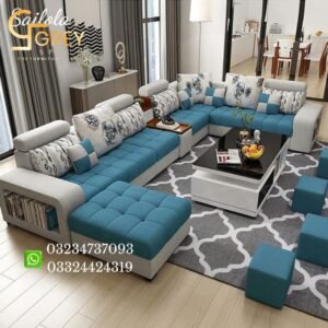 ''Comfortable L-shaped sofa''