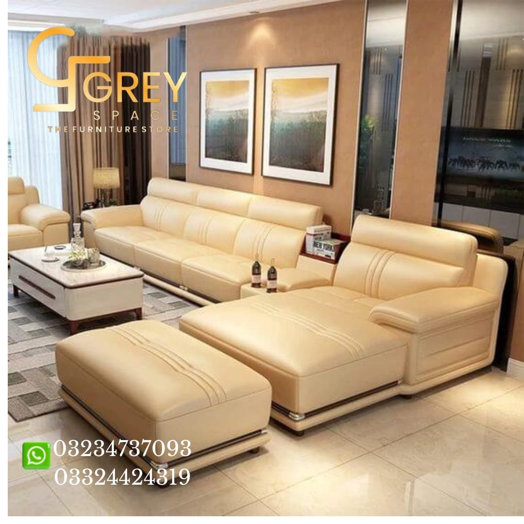 ''Style L-shaped sofa''