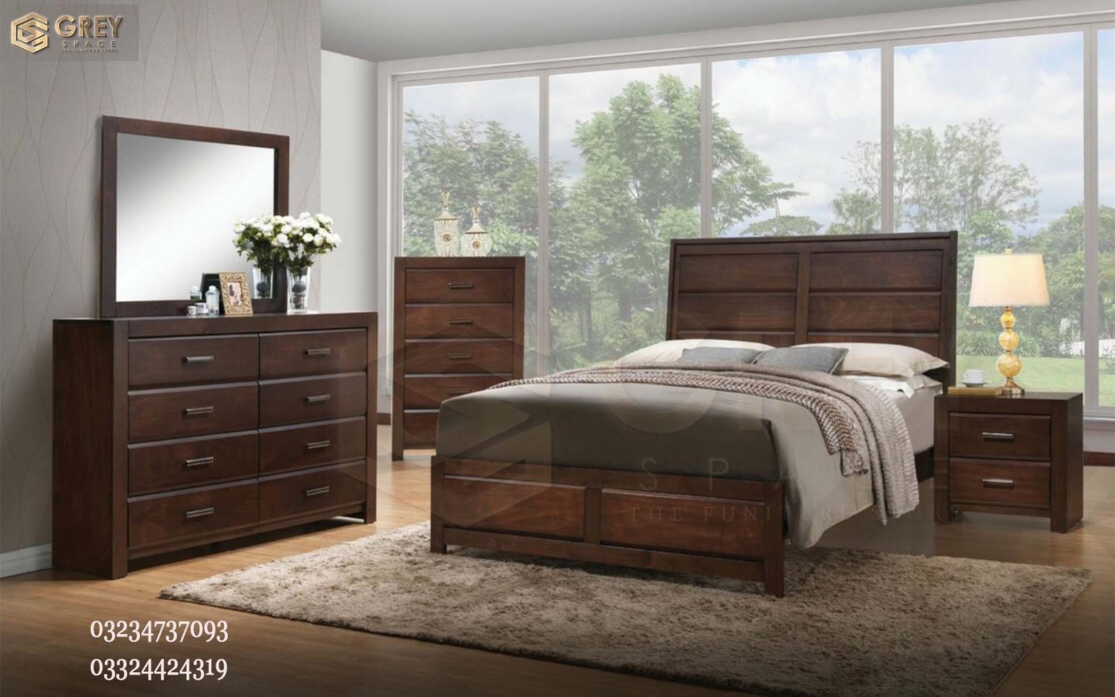 ''Bed set in Lahore''