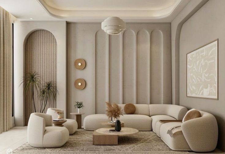 ''L-shaped sofa''
